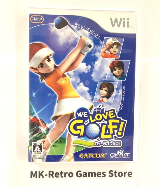 We Love Golf! Wii Nintendo Used  Boxed Japanese Import NTSC REGION LOCKED
