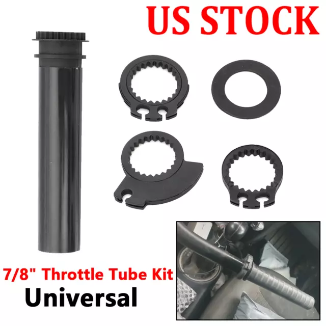 7/8" Turn Twist Throttle Handle Bar Throttle Tube Universal Motorcycle Kit USA