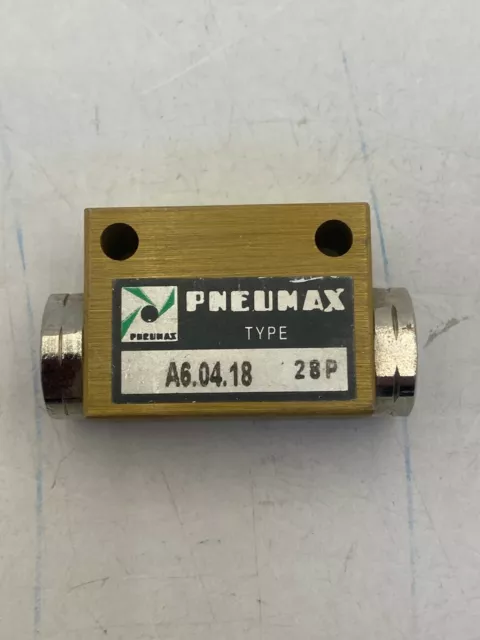 Pneumax A6.04.18 Shuttle Valve 1/8" Npt Nnb