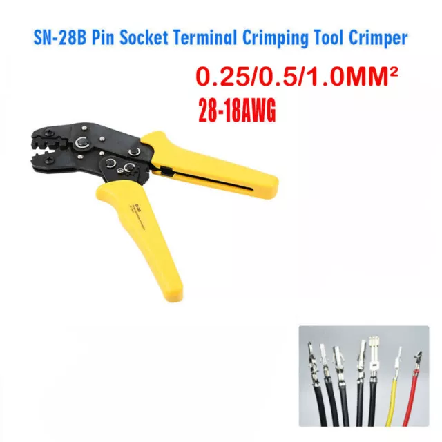 2.54mm 3.96mm SN-28B Pin 18-28AWG Crimp Plier Tool Crimper JST Molex for Dupont