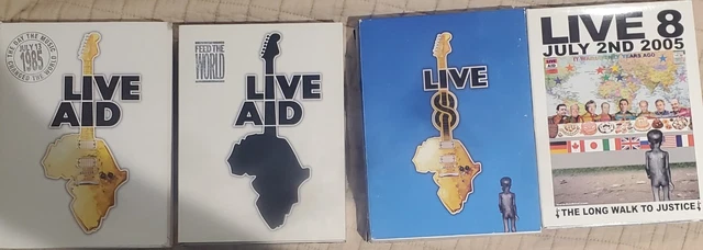 LIVE AID (DVD, 2004, 4-Disc Set) July 13th 1985 Used