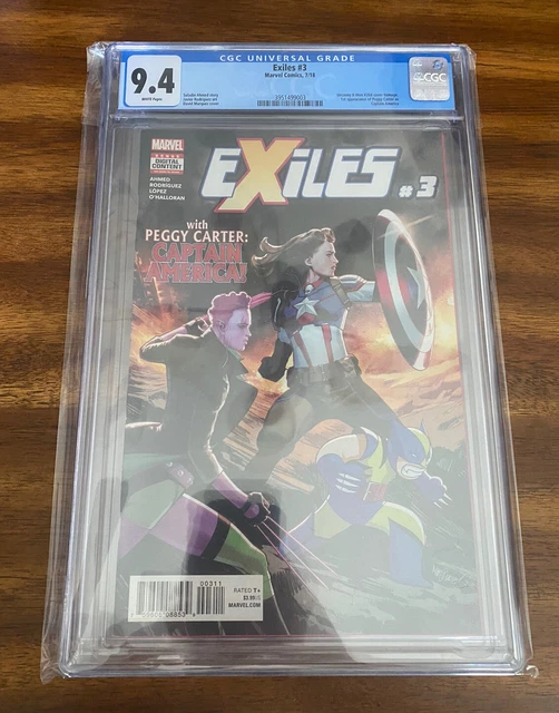 Exiles #3 (2018, Marvel) - 1st Peggy Carter as Captain America - CGC 9.4