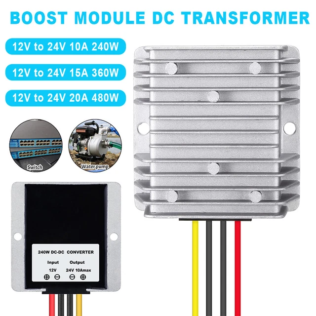 12V TO 24V DCDC 10A20A Boost Step Up Power Converter Voltage