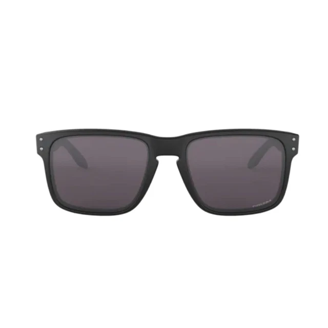 Occhiali da Sole Uomo Oakley Holbrook 9102 9102E8 Nero Squadrato Prizm Grigio