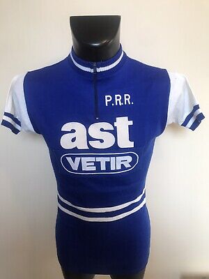 Maillot Cycliste Ancien Vintage Ast Vetir P.R.R Taille S/M 