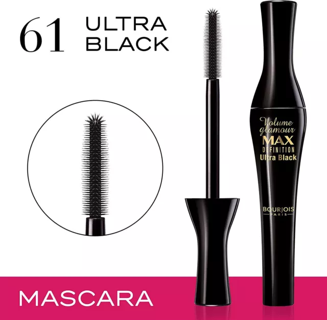 Mascara Volume Glamour Max Definition Ultra Black Bourjois