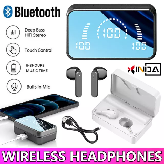 TWS 5.2 Android For iPhone Earbuds Mini Earphones Bluetooth Headphones Wireless