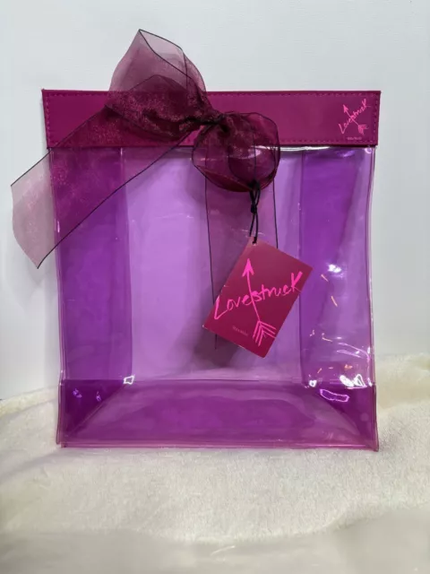 Vera Wang Lovestruck Transparent Collapsing Cosmetic Bag