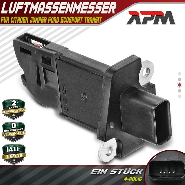 LUFTMASSENMESSER FÜR CITROËN Jumper Ford Ecosport Transit Land Rover