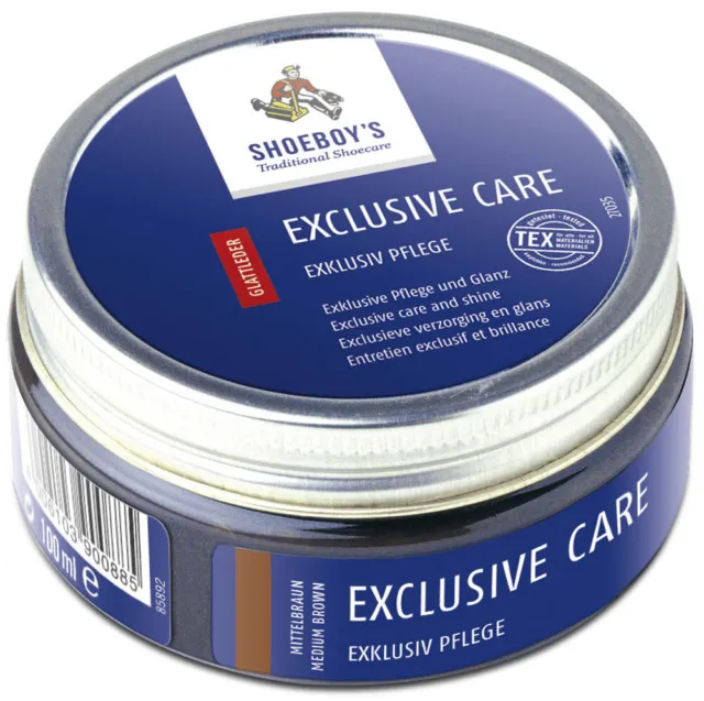 Shoeboys Exclusive Care Premium Schuhcreme für Glattleder 100 ml
