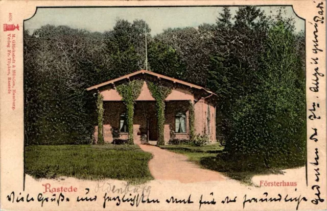 Ak Gruss Aus Rastede Kr. Ammerland Försterhaus Col. 1900 Niedersachsen