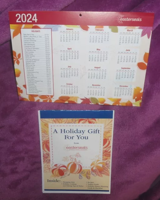 EASTERSEALS 2024 CALENDAR + Shopping Lists Turkey Baking Tips Tricks