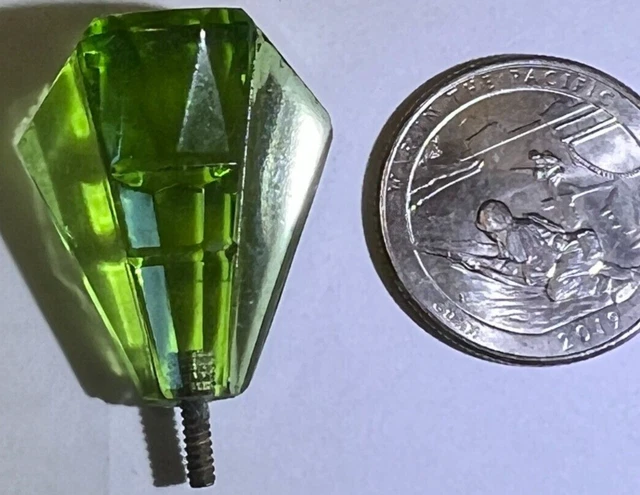 Green clear Crystal Glass Knobs Pulls For Home Cabinet, Drawer Or Door Set Of 6