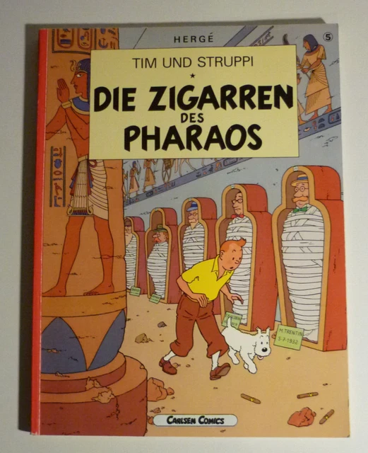 Tim und Struppi Carlsen Comics - Die Zigarren des Pharaos - 17. Auflage 1988