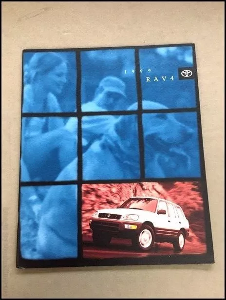 1999 Toyota Rav4 30-page Original Car Sales Brochure Catalog