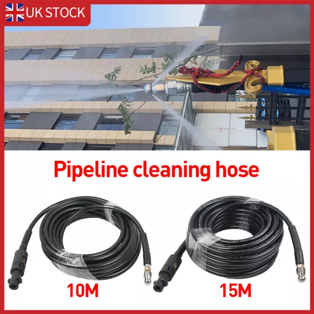 High Pressure Washer Drain Sewer Clean Hose Pipe For Karcher K2-K7 15/20m