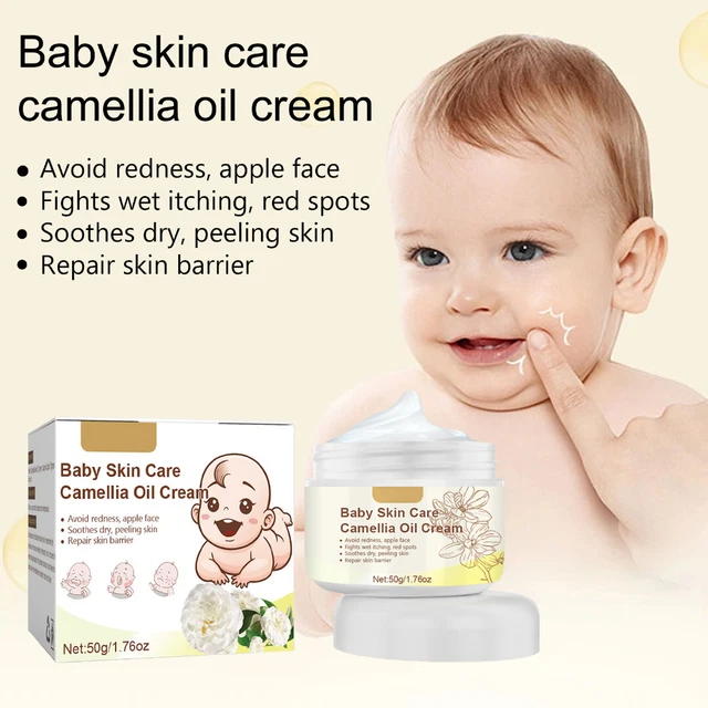 Aceite de camelia crema hidratante antigrietas secado reparación cuidado de la piel niños