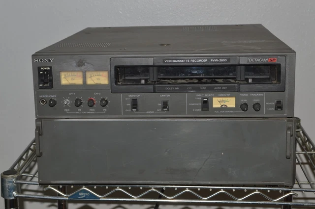 SONY PVW-2800 BETACAM Sp Videocassette Editing Player / Recorder