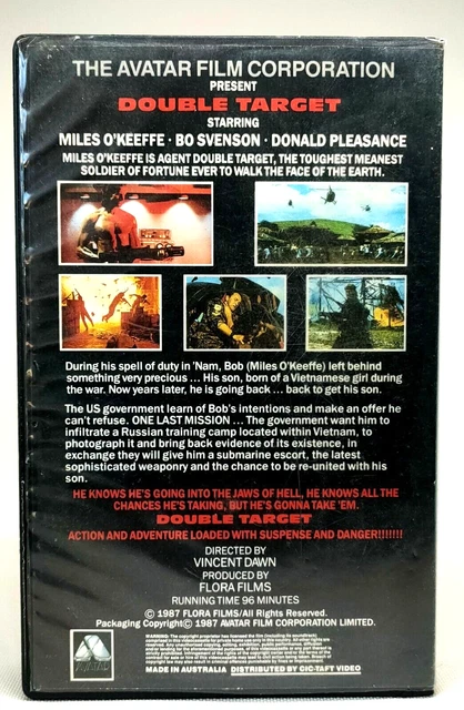 Target Vhs DOUBLE TARGET VHS PAL Extremely Rare EX-RENTAL Big Box TESTED 1987 £41. ...