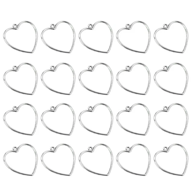 20 pcs Diy Pendant Charms Letters Connector Pendants Charm Pendant  Jewelry Diy