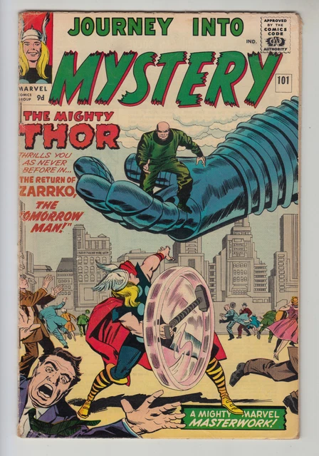 JOURNEY INTO MYSTERY #101 d (pence) VG+ 4.5 - THOR / 2nd AVENGERS CROSSOVER