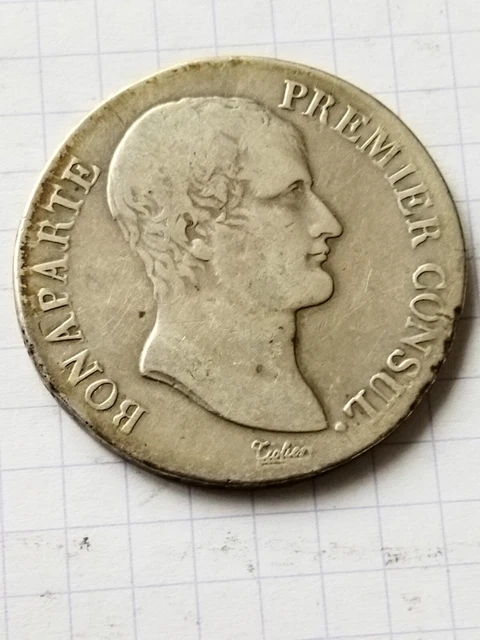 Ecu 5 Francs Napoléon Premier Consul An 12 Toulouse Argent