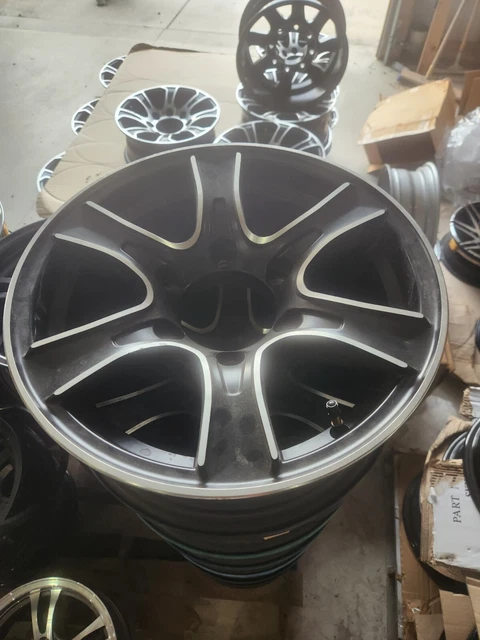 15" X 6" 6 Lug On 5.5 Aluminum Trailer Wheel -