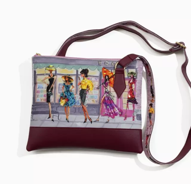 Pinaken Ragazze Gang Piatto Fionda Borsa Con Multicolore per Donne Modern Stampa