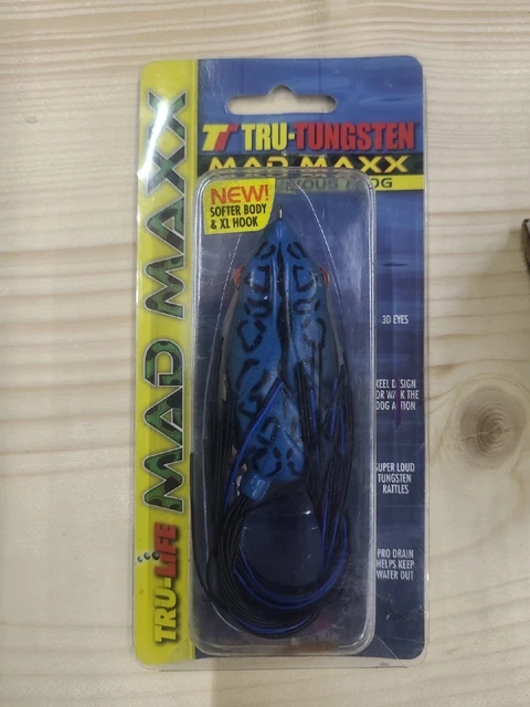 RARE Discontinued Tru Tungsten Mad Maxx Frog Topwater