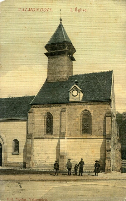 Carte VALMONDOIS L'église