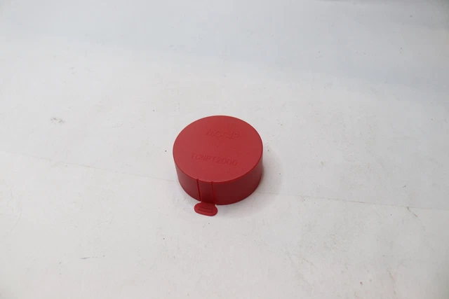 (468-Pk) Mocap Tear Caps for NPT Threads Red 2&quot; TCNPT2000