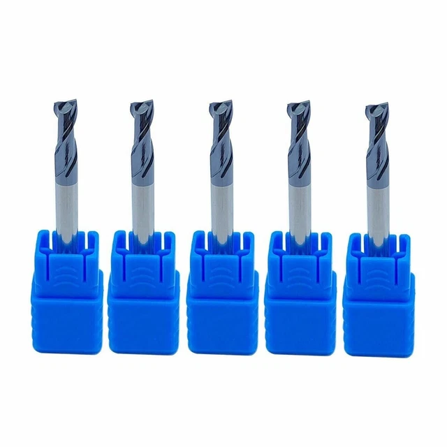 End Mills Cutter Tools Metalworking 5PCS Carbide End Milling Cutter Tungsten