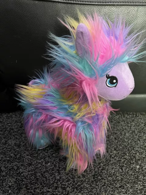 Build a Bear Furbulous Rainbow Llama