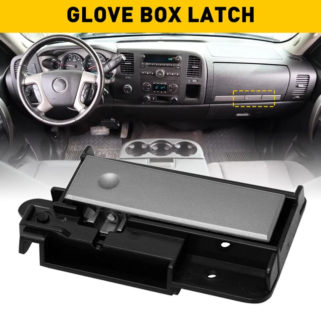Silver Glove Box Latch Handle For 2007-2013 GMC Silverado Sierra Upper