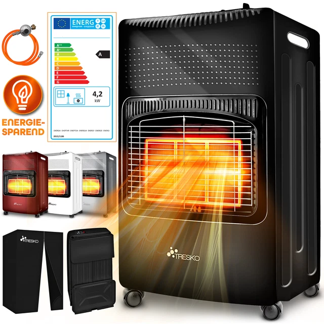 TRESKO 4200W Gasheizer Infrarot Gasheizofen Gasheizung Gasheizstrahler Heizgerät