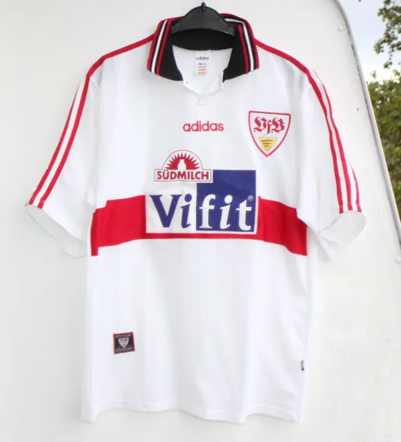 Adidas VfB Stuttgart Trikot retro T-Shirt Größe XL Fußball vintage