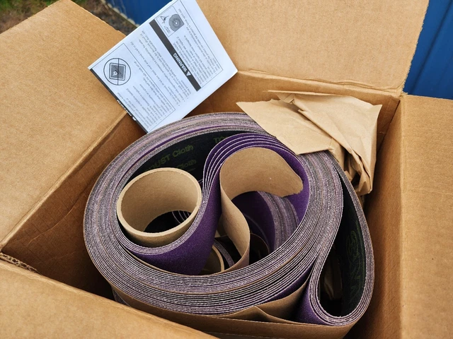 Box of 25pcs. 3M 80Y Cloth 80 Grit 3" x 146 "