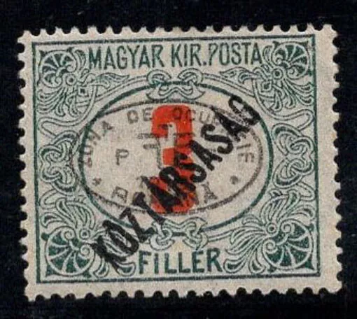 Ungarn, Debrecen 1919 Mi. 12 Ungebr. * MH 100% 3 f, Rumänien, portomarke