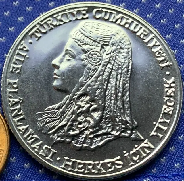 1979 Turkey 5 Lira Coin GEM BU FAO  ( 10K minted ) High Grade World Coin  #ZM85
