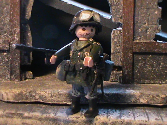 PLAYMOBIL PERSONNALISÉ US Infanterie Division  Lanzallamas 1944 287195353401