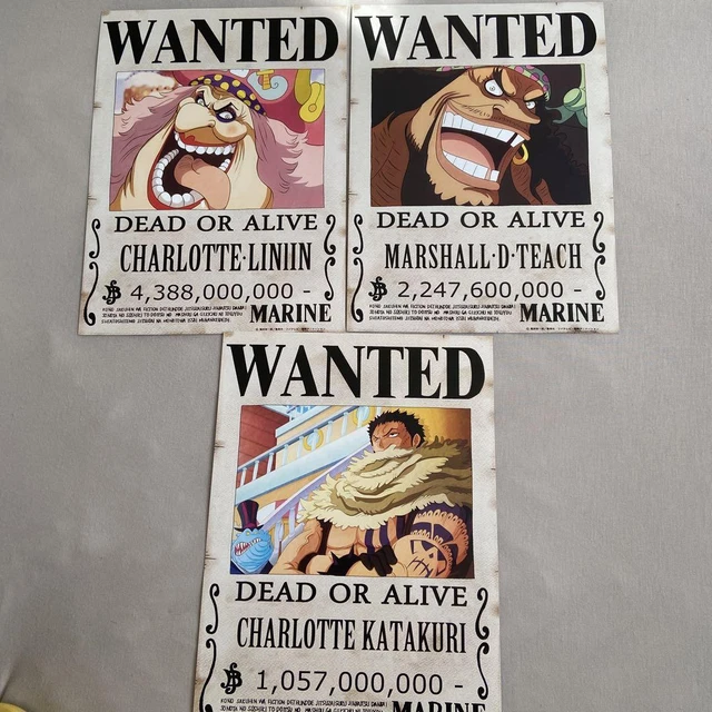 ONE PIECE WANTED Poster A4 Size Set Of 3 £55.63 - PicClick UK