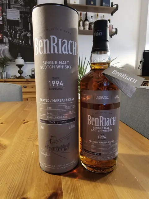 Benriach 24yrs Peated Marsala Cask 1994