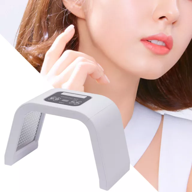 Máquina de belleza facial antienvejecimiento terapia de fotones con luz LED de 7 colores