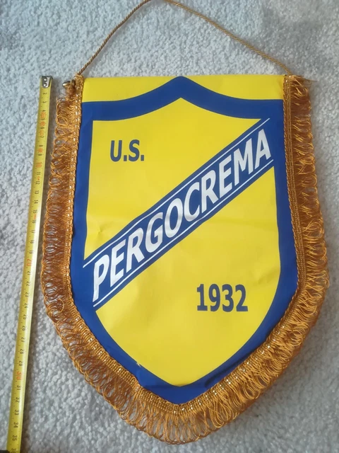 GAGLIARDETTO LODIVECCHIO CALCIO football MATCHWORN FUSSBALL wimpel EUR