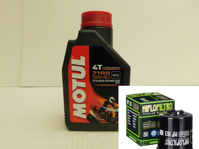 Motul Öl syn / Ölfilter Aprilia 125 SR Max / Motard 4T Bj 11 - 16