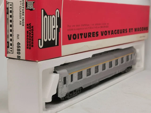 2 wagons inox Le Mistral - VB n° 260D - HO - Modélisme 2 wagons inox Le Mistral - VB n° 260D - HO - Modélisme