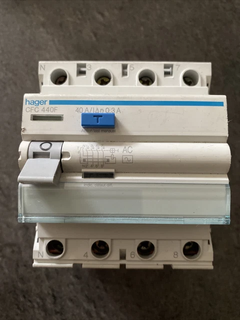 Cd240j Hager Interrupteur Différentiel 40a 30ma Bipolaire Type A Bornes Alignees 83691681
