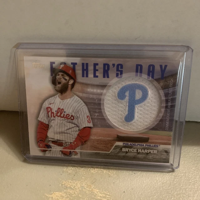 2023 TOPPS SERIES 2 Bryce Harper Father’s Day Patch Relic FDBH