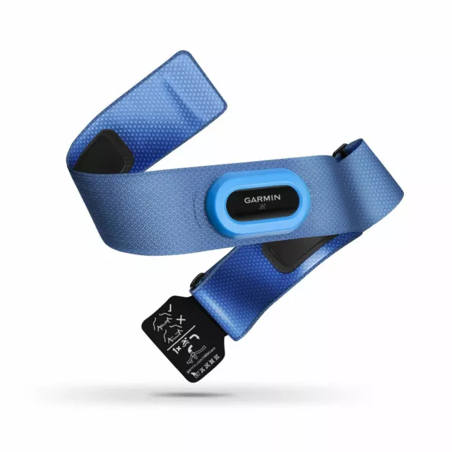 Garmin HRM-Swim Heart Rate Monitor Strap - Black/Blue