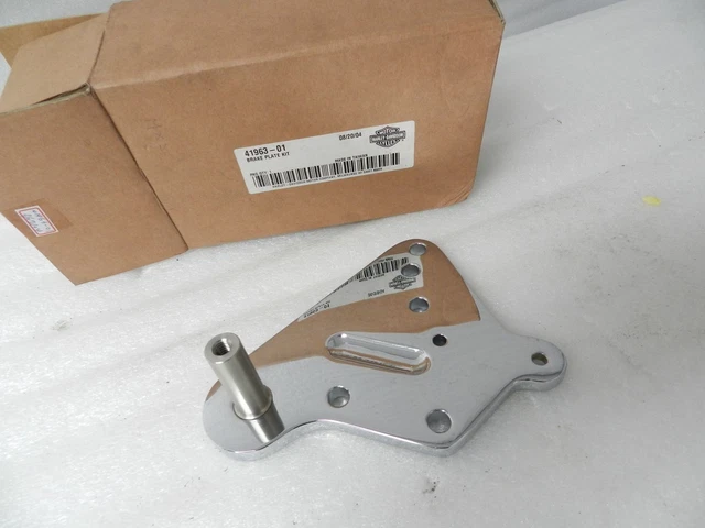 Nuovo Harley Cromo Freno Piastra Kit 41963-01